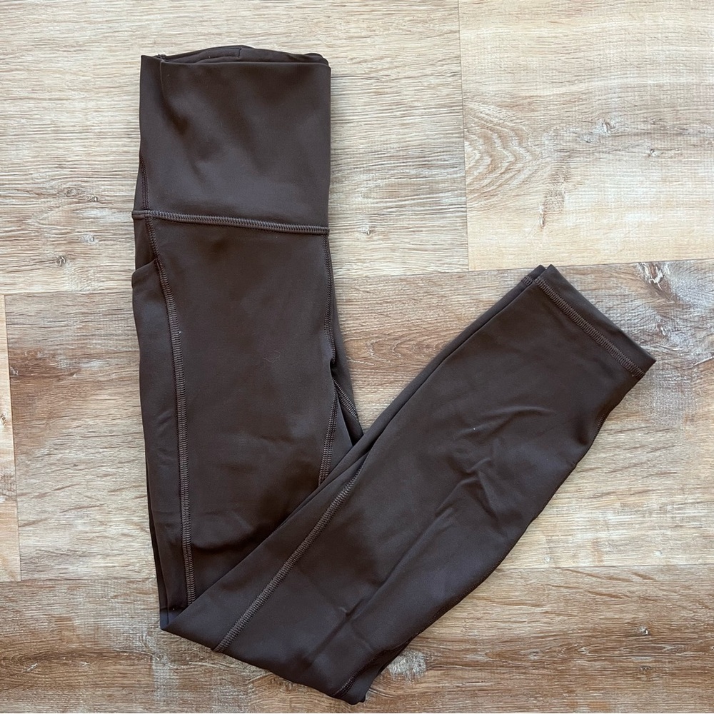 Lululemon align high rise pants with pockets, 25”. Like new size 4